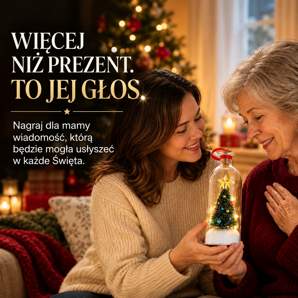 Nubili MagicTree - Świąteczna butelka z nagraniem